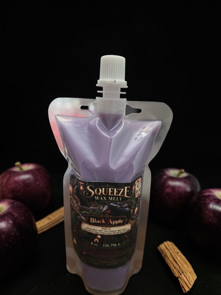 Black Apple Triple Fragranced Squeeze Wax Melt 8 oz.