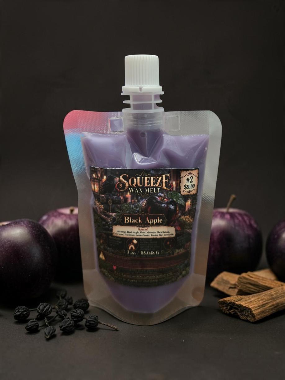 Black Apple Triple Fragranced Squeeze Wax Melt 3 oz.