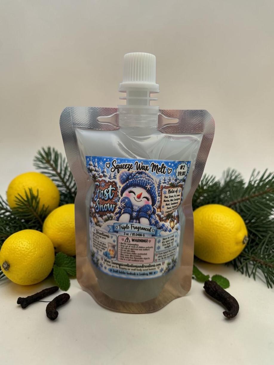 First Snow Triple Fragranced Squeeze Wax Melt 3 oz.