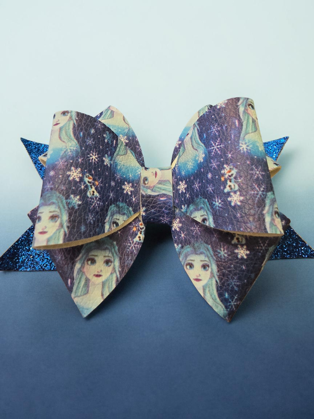 Ice Princess Single Hair Bow