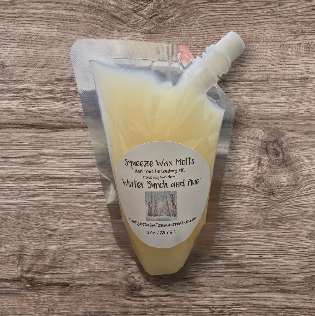 Winter Birch and Pine