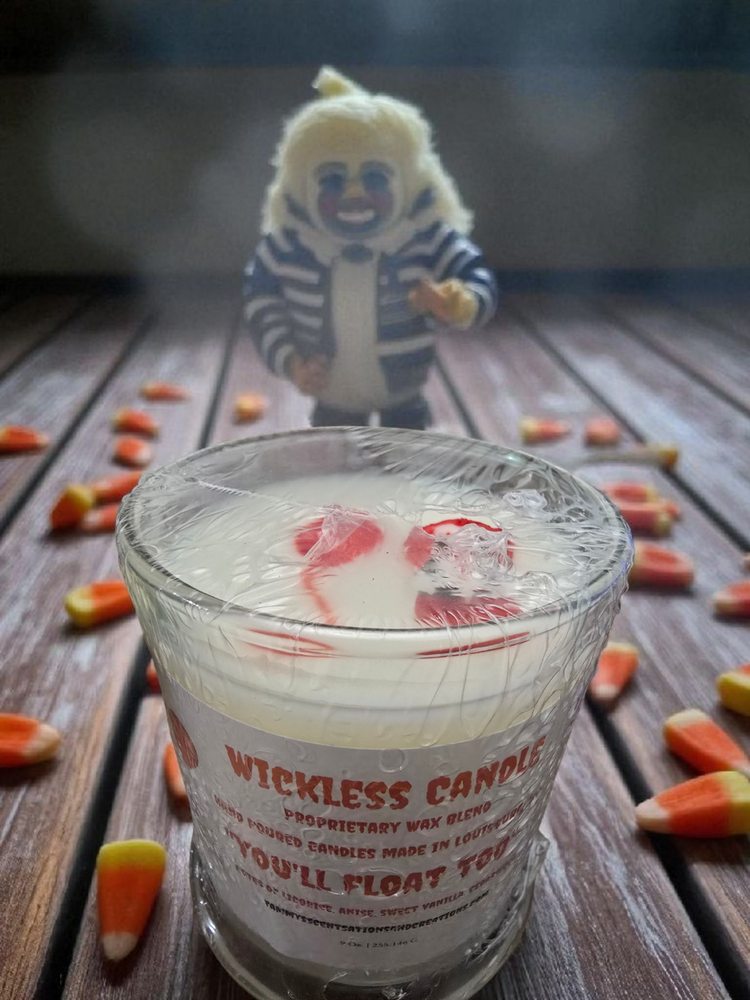 Limited edition wickless Halloween candles