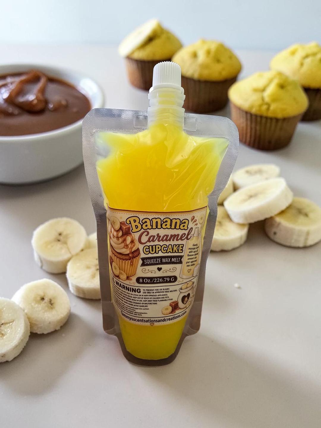 Banana Caramel Cupcake