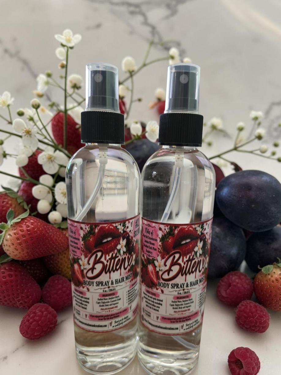 Bitten Body spray and Hair mist 8 oz.
