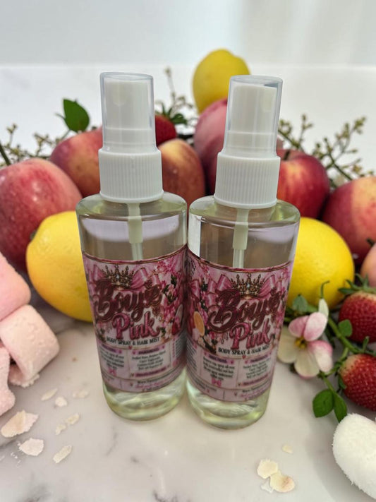 Boujie Pink body spray and hair mist 4 oz.