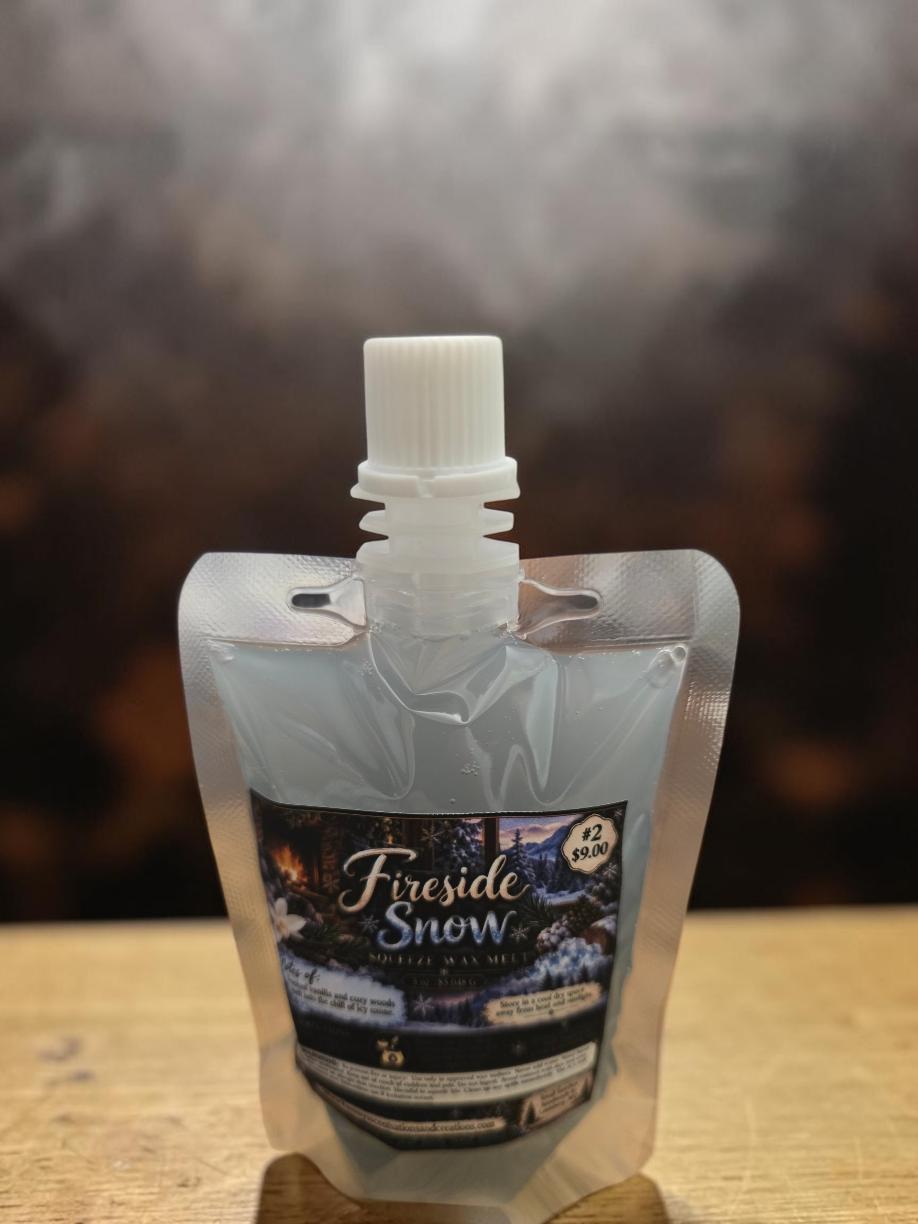 Fireside Snow Triple Fragranced 3 oz. Squeeze Wax Melt
