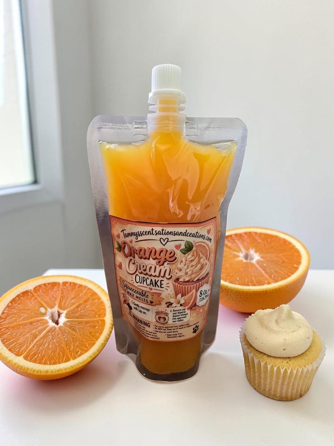 Orange Cream Cupcake