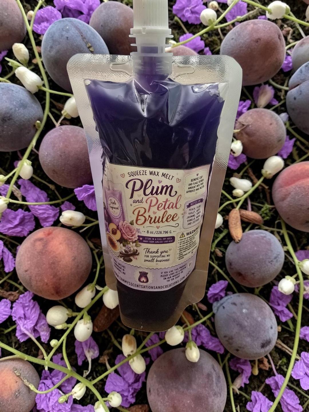 Plum and Petal Brulee