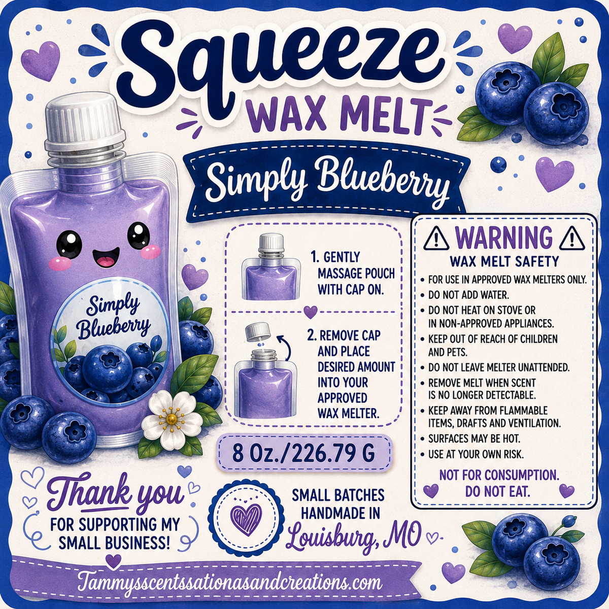 Simply Blueberry 8 Oz