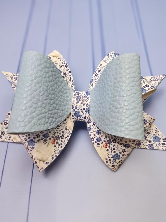 Chicken Math Single Hair Bow Design #1
