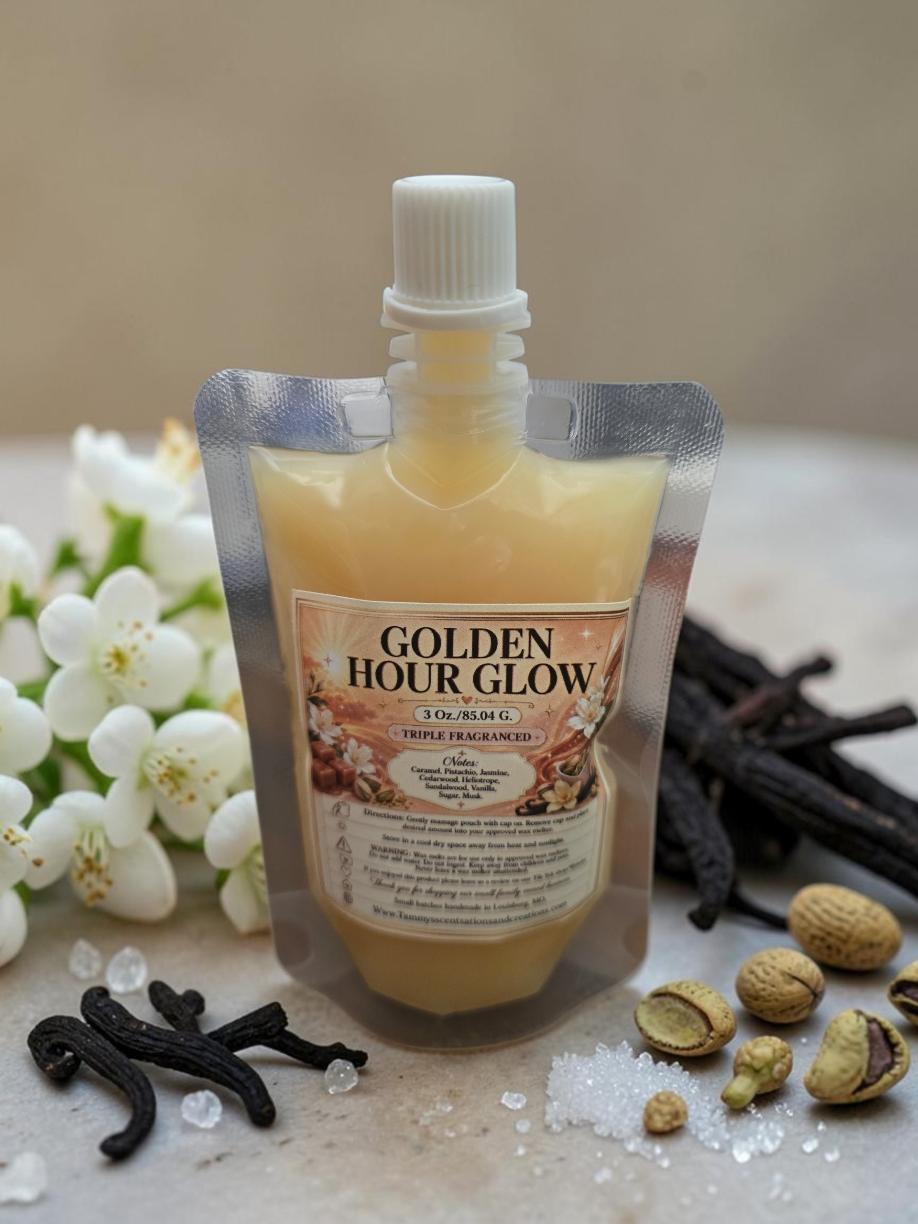Golden Hour Glow Triple Fragranced Squeeze Wax Melts 3 oz.