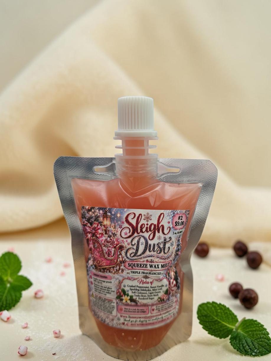 Sleigh Dust Triple Fragranced Squeeze Wax Melt 3 oz.
