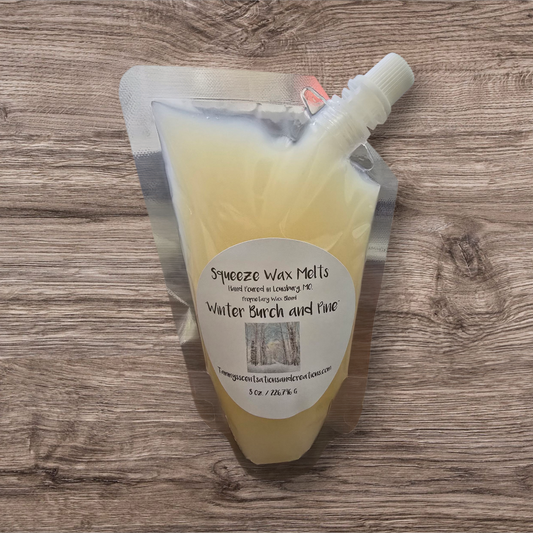 Winter Birch and Pine